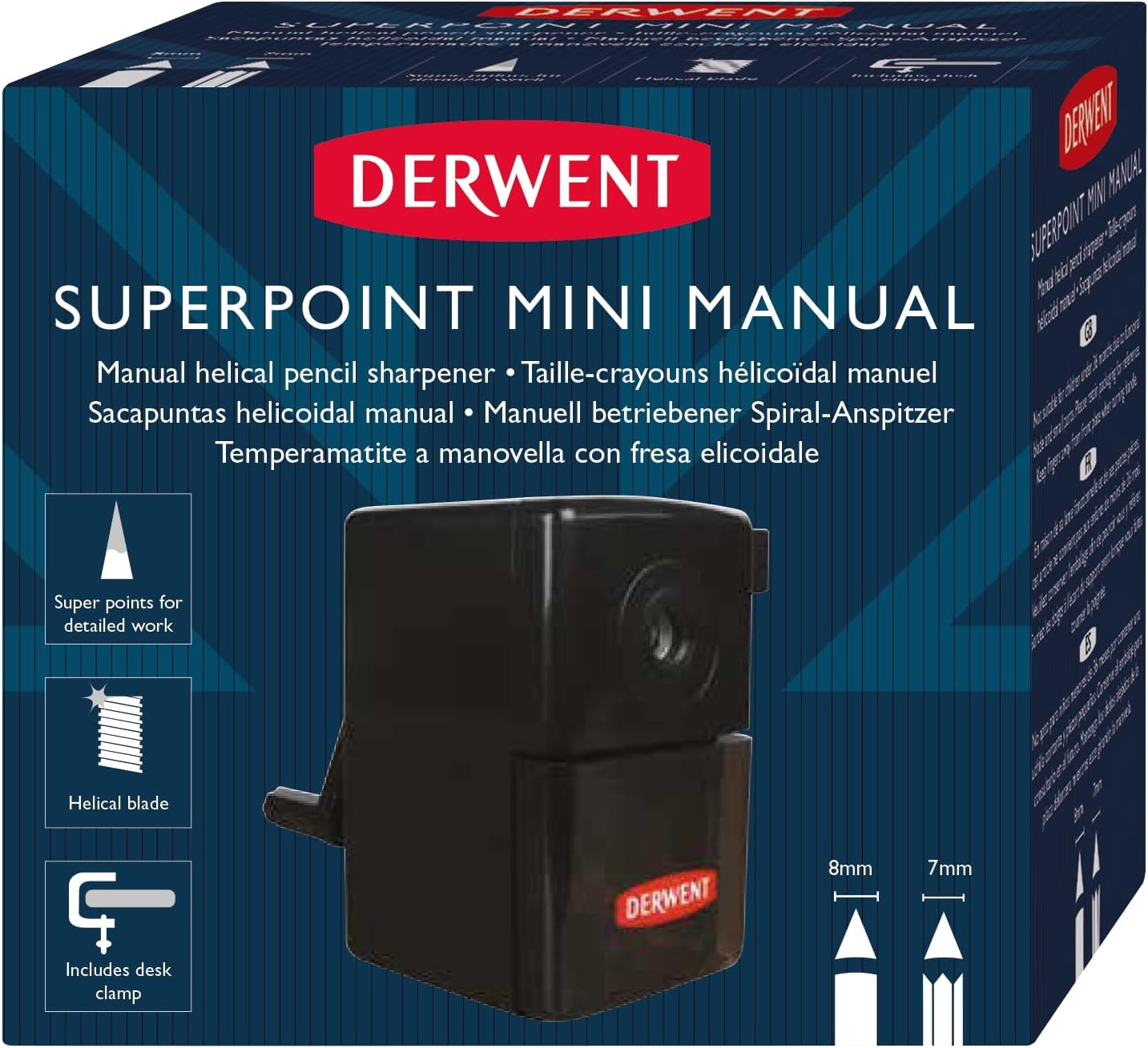 Thumbnail 1 de Derwent Super Point Mini temperamatite manuale 8 mm 📎