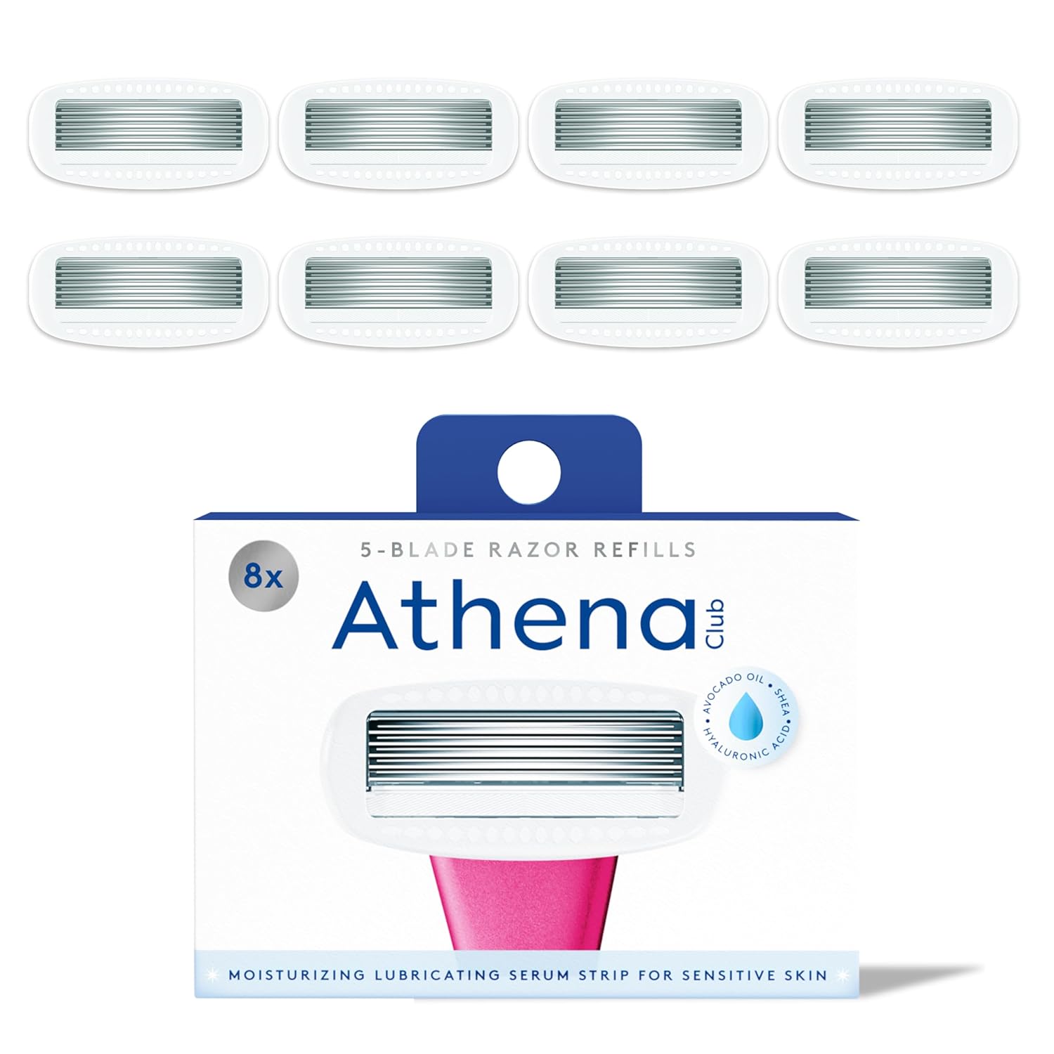 Athena Club Razor Blade Refills 8-pack 🪒