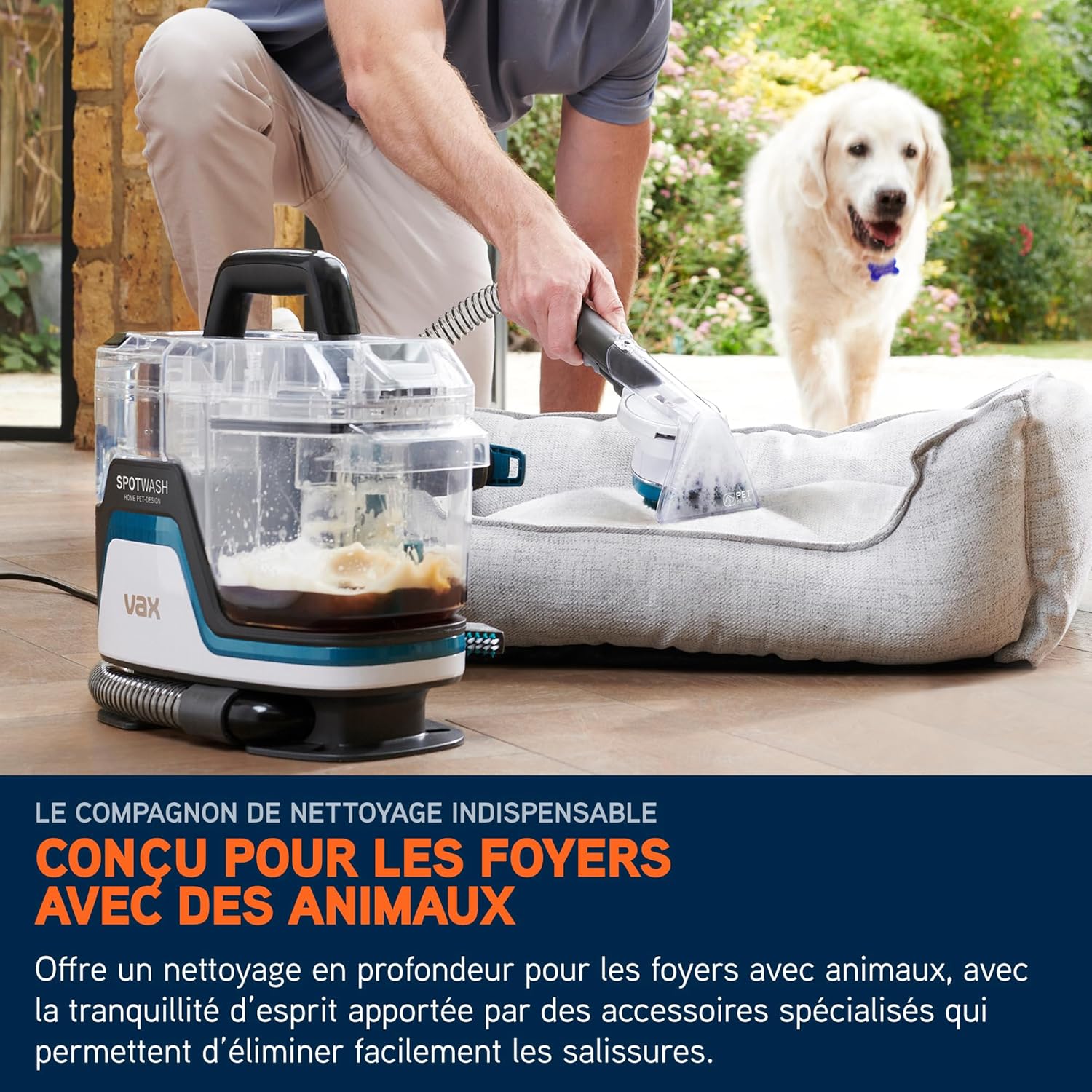 Thumbnail 2 de Vax SpotWash Home Duo Pet-Design Spot Nettoyeur – Nettoyage efficace tapis et tissus d’ameublement avec SpinScrub