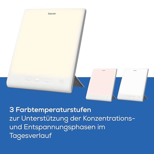 Detalle de Beurer TL 45 Perfect Day Tageslichtlampe – drei Farbtemperaturen für Rhythmus und Konzentration