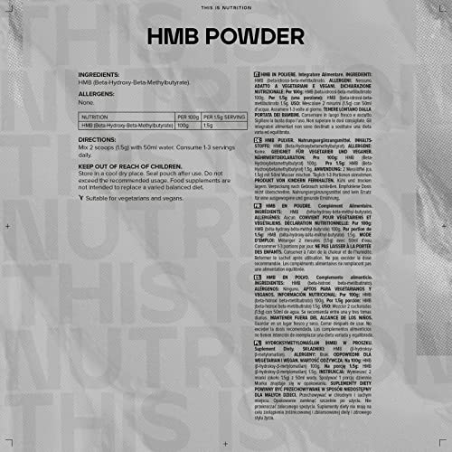 Thumbnail 1 de Bulk HMB en Polvo 500 mg - 500g, 333 Dosis 💪
