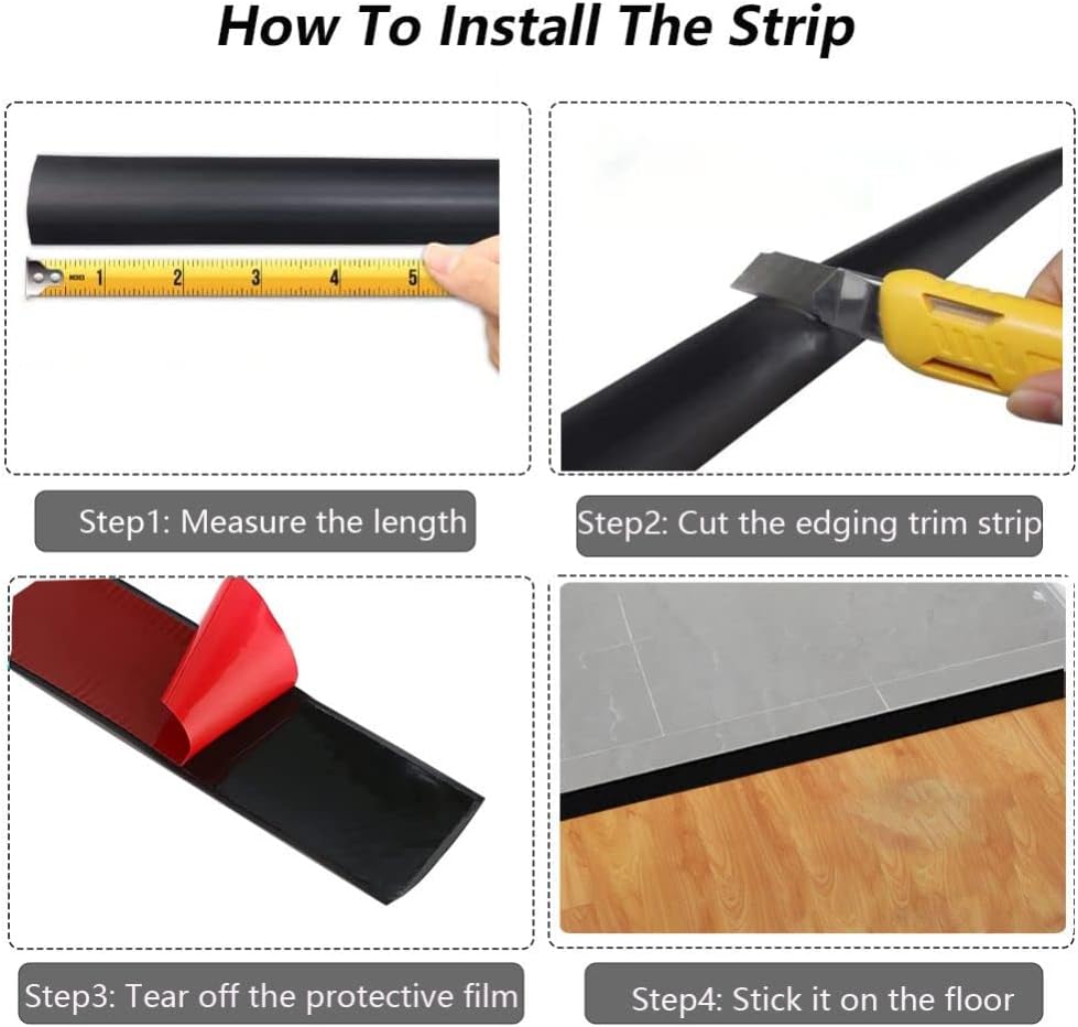 Thumbnail 6 de 2M PVC threshold transition strip 4cm