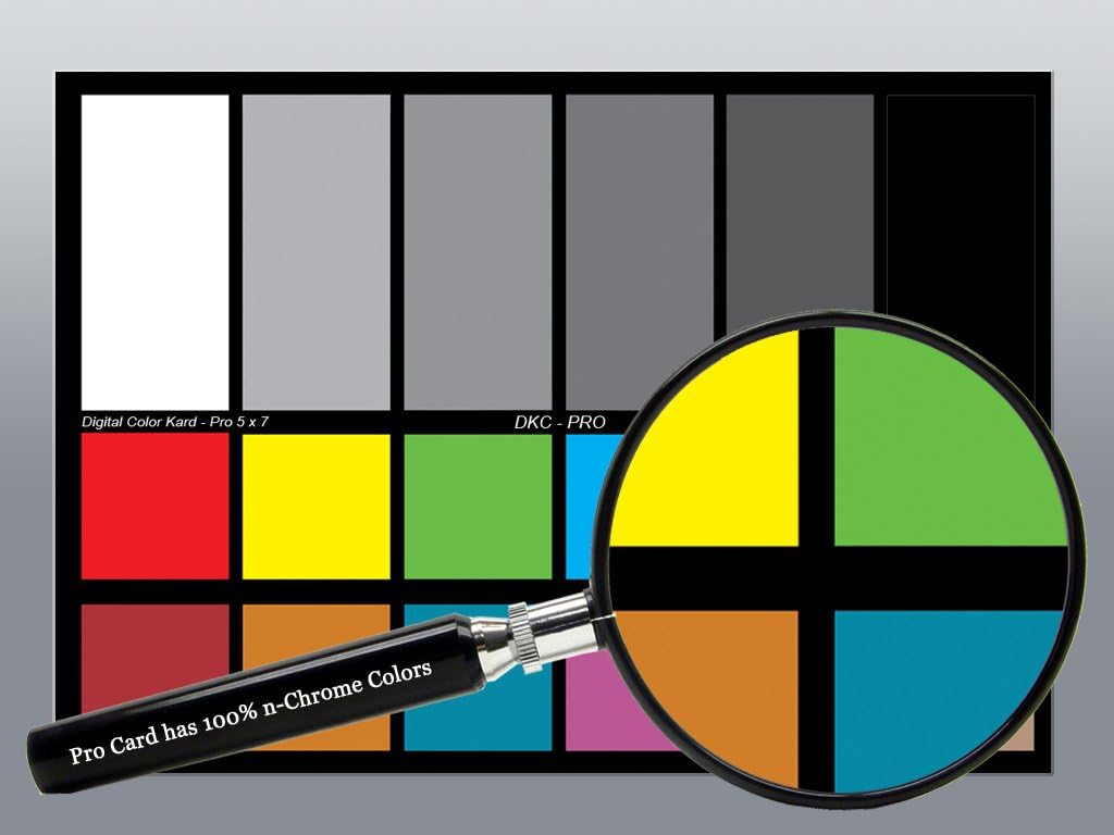 Thumbnail 2 de DGK Color Tools DKC-Pro カラーチャート 5インチ x 7インチ、18色パッチ・12%／18%グレー・スタンド付き