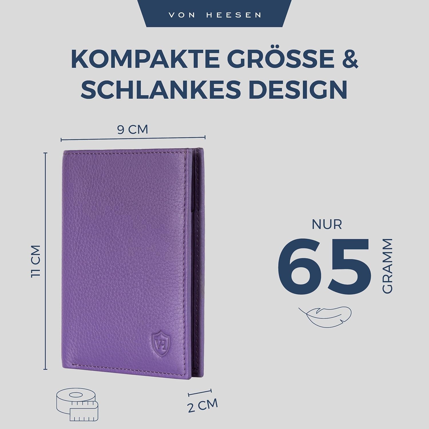 Thumbnail 3 de VON HEESEN Geldbörse mit Münzfach, RFID