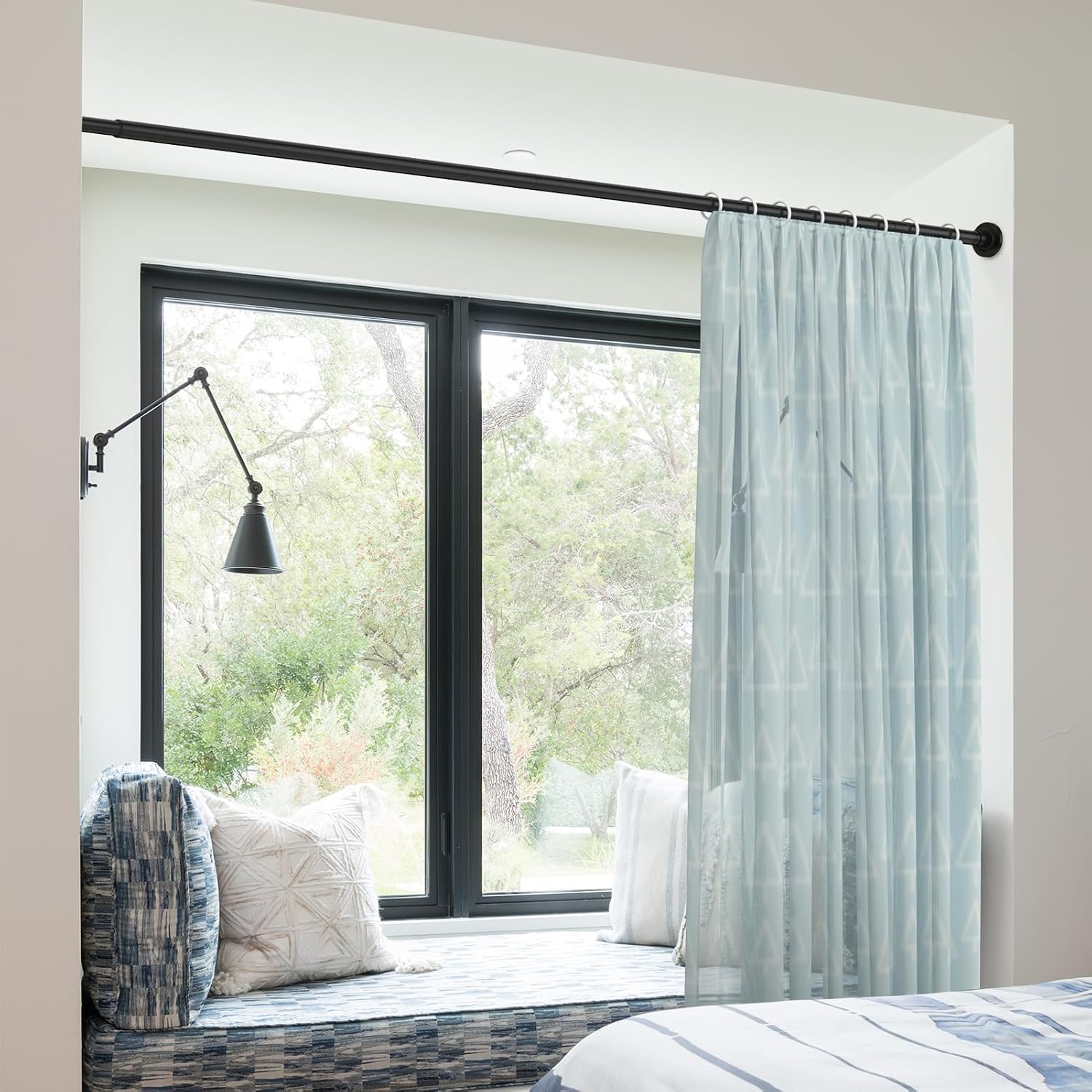 Thumbnail 6 de SUNALLY Tension Shower Curtain Rod, 32–61 in