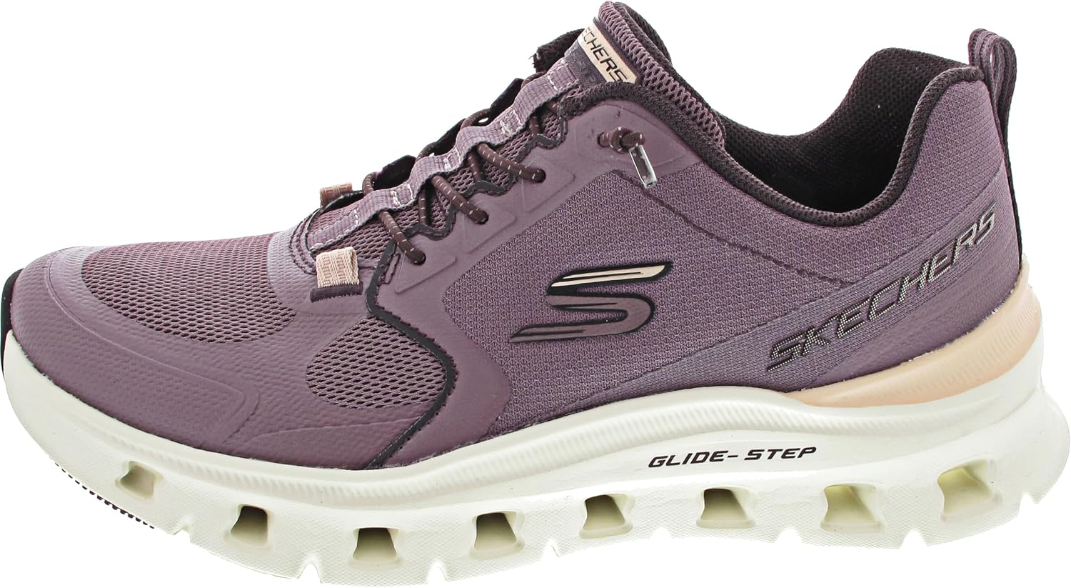 Detalle de Skechers Damen Glide-Step Pro Slip-In – Taupe Mesh, Größe 38 EU