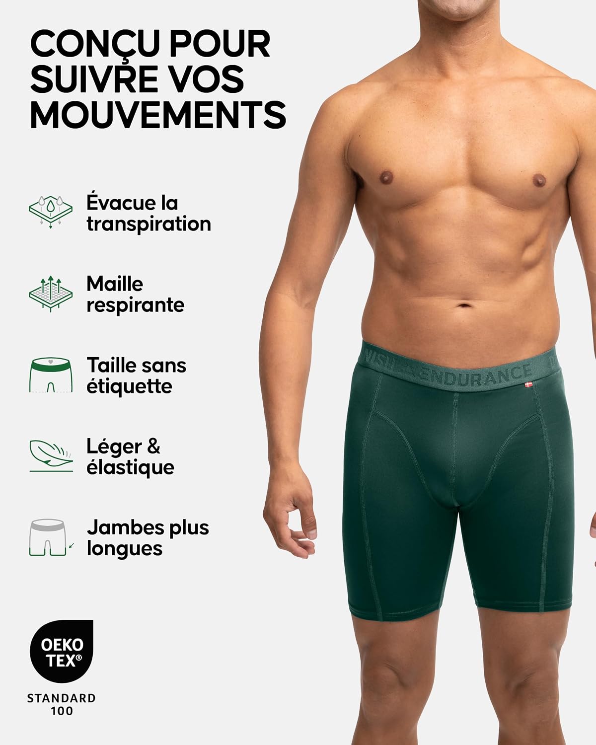 Thumbnail 2 de Danish Endurance Boxers Course Homme