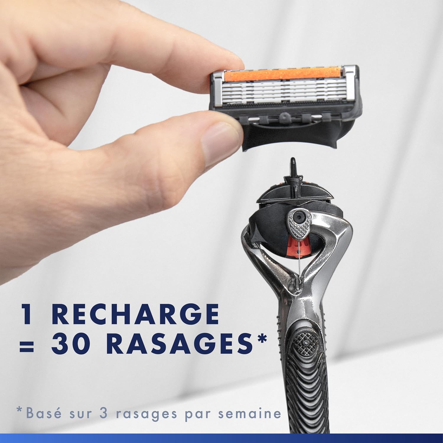 Thumbnail 6 de Recharges de rasoir Gillette ProGlide pour hommes (10 recharges, lames et bande lubrifiante EverGlide)