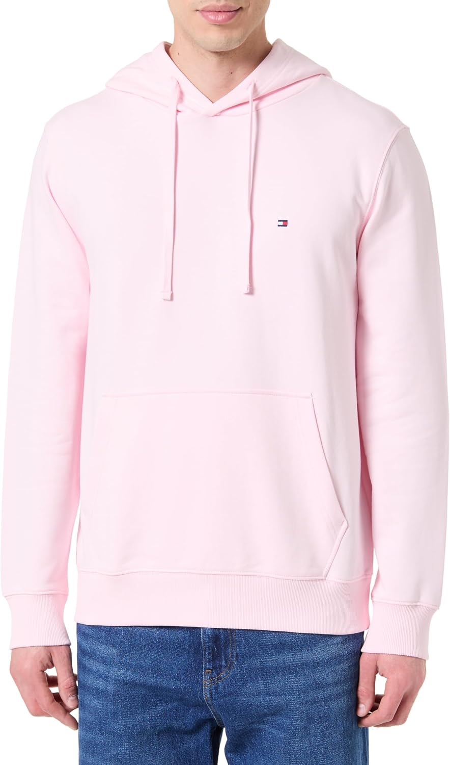Detalle de Tommy Hilfiger Felpa con cappuccio unisex: comoda e versatile per tutti i giorni