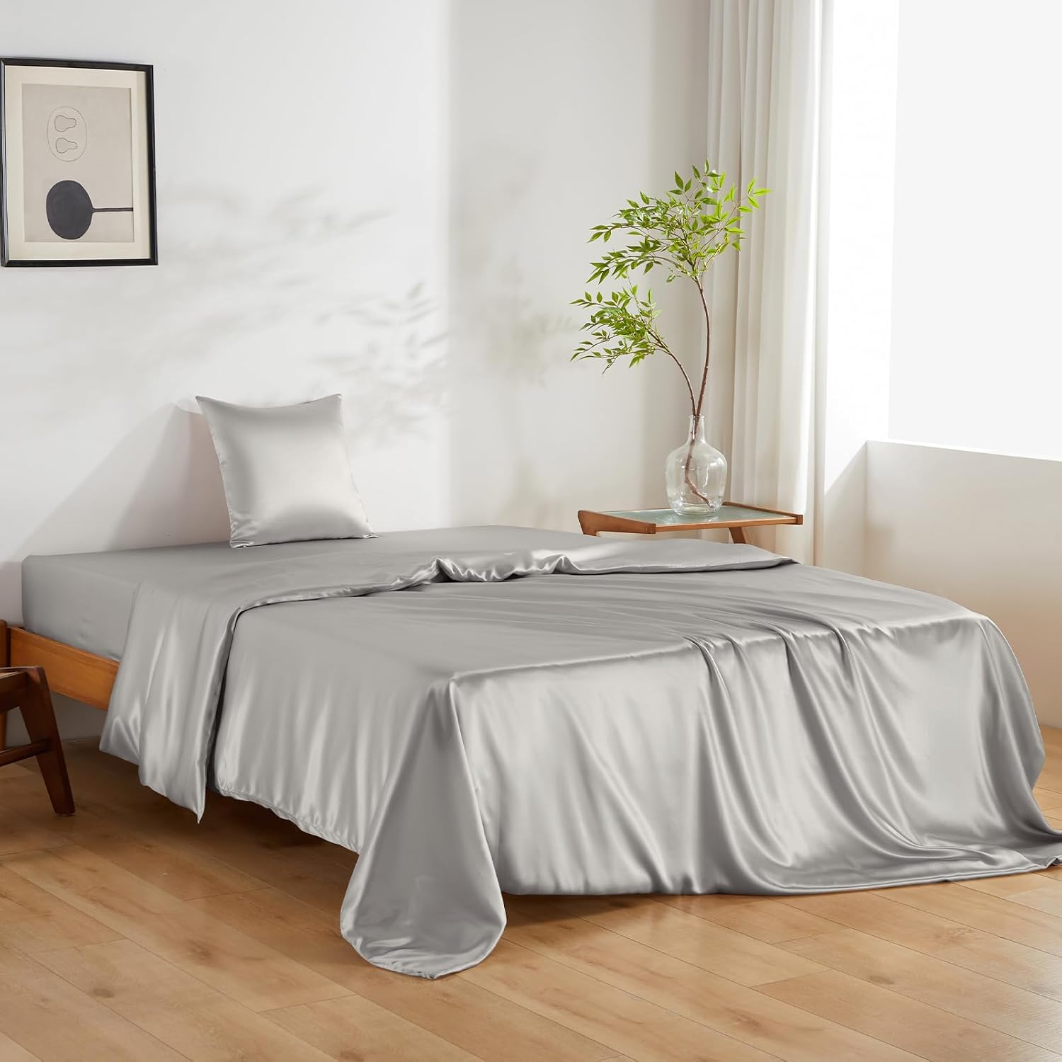 Detalle 2 de THXSILK Seidenbettwäsche Set 2 teilig 2-teilig