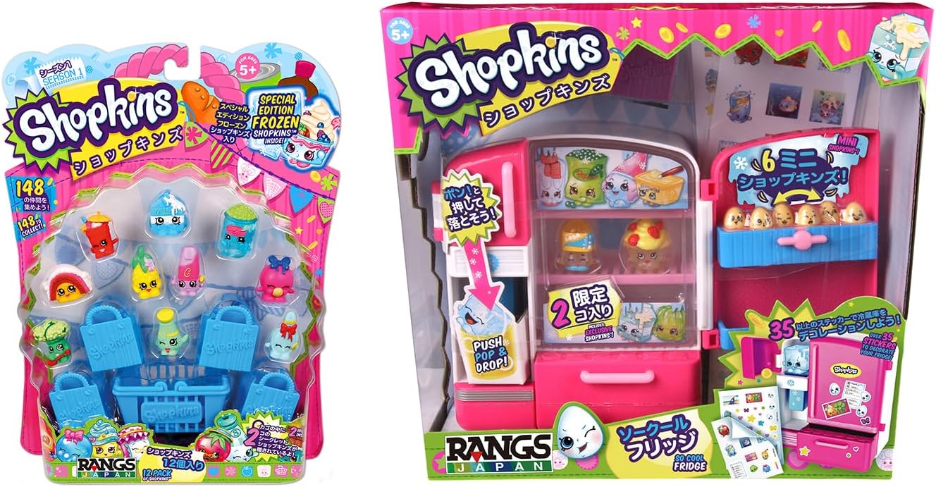 Detalle de ラングスジャパン ショップキンズセット6 おもちゃ シーズン1 12個入り・ソークールフリッジ