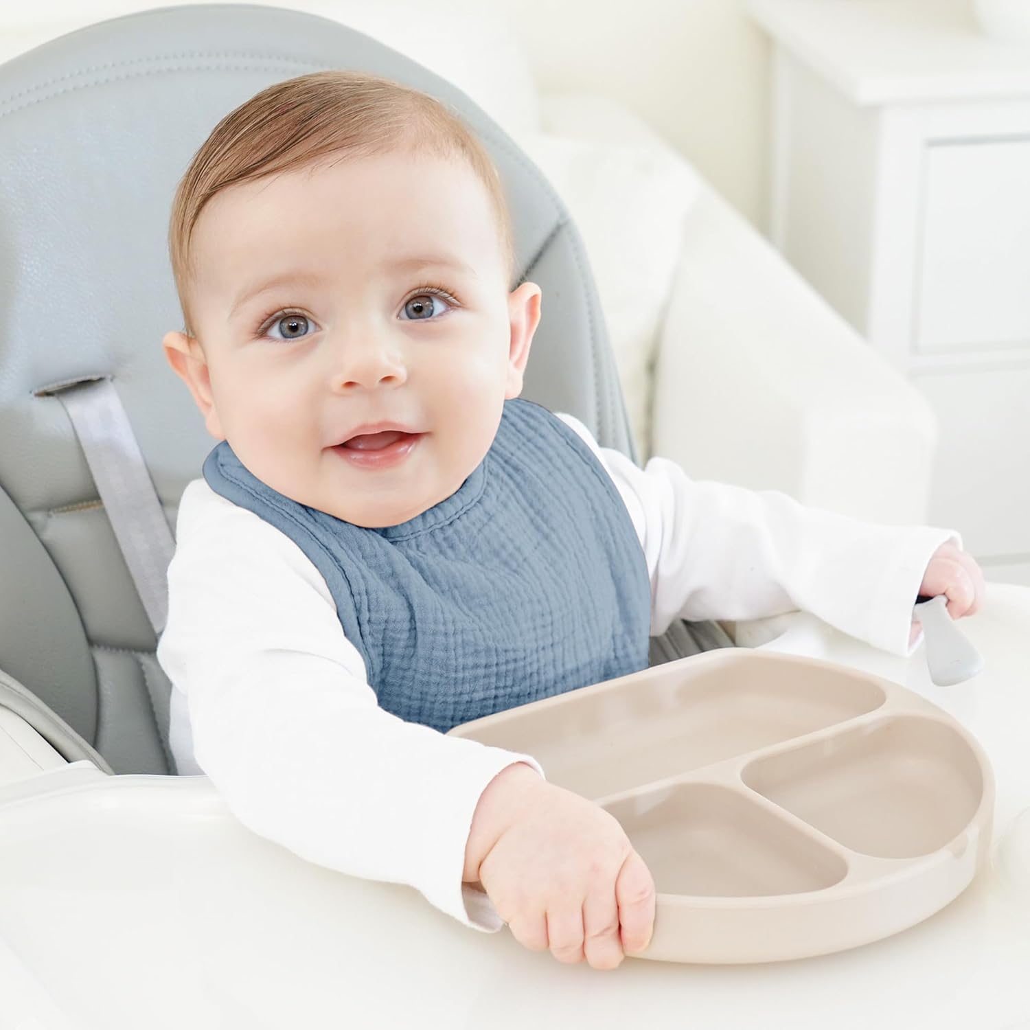 Thumbnail 1 de Baby Musselin Sabberlätzchen 8er-Pack