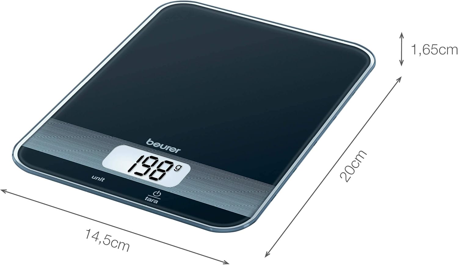 Detalle 2 de Beurer KS 19 balance de cuisine 5 kg