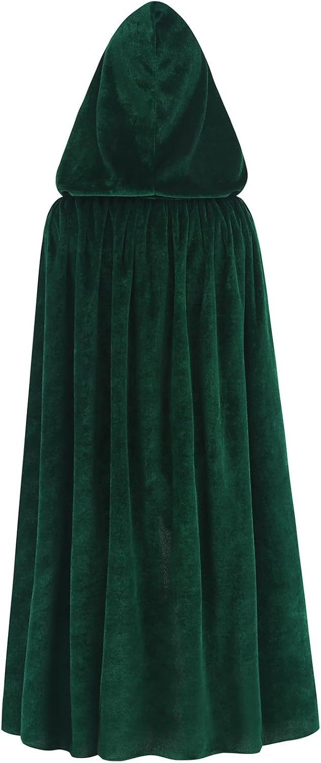 Thumbnail 2 de maxToonrain Velvet Hooded Cape 100cm Dark Green