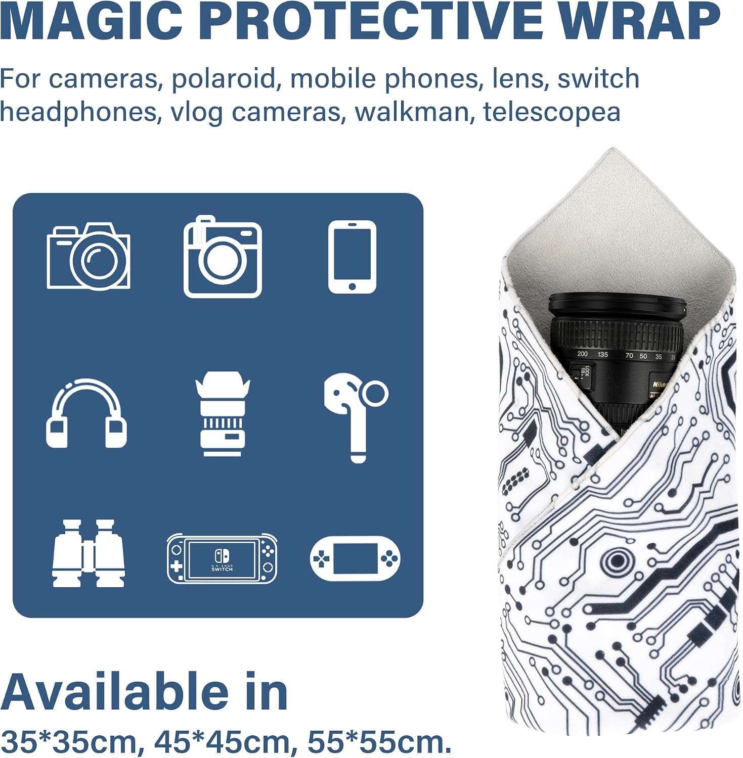 Detalle 2 de Walking Way Lens protection wrap