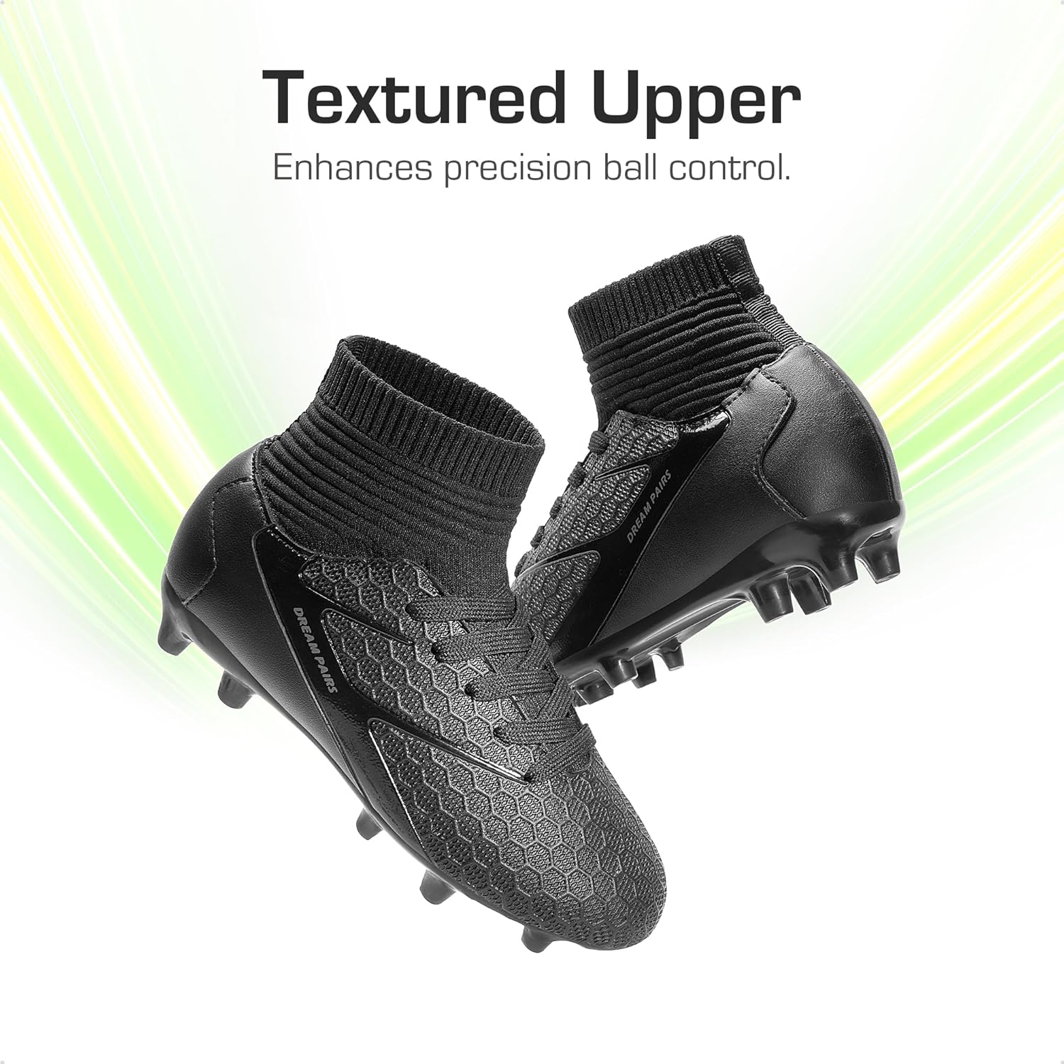Thumbnail 6 de DREAM PAIRS Youth High-Top Soccer Cleats for Boys & Girls (Firm Ground Outdoor)