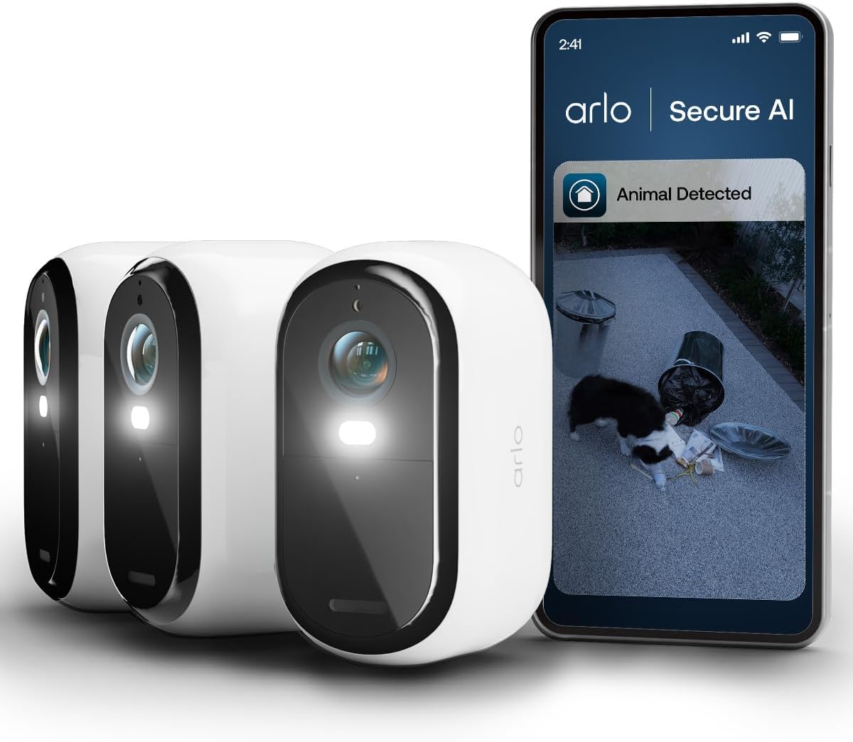 Detalle de Arlo Essential 3 HD Outdoor 3‑Camera Pack