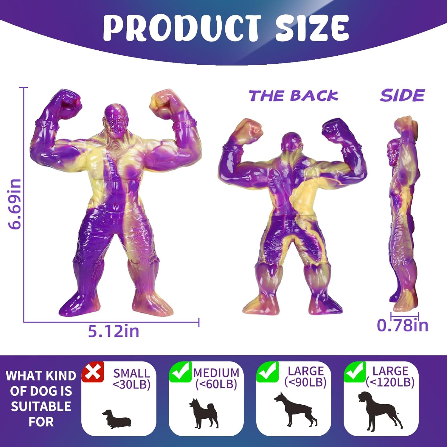 Thumbnail 5 de Herspany Indestructible Dog Chew Toy