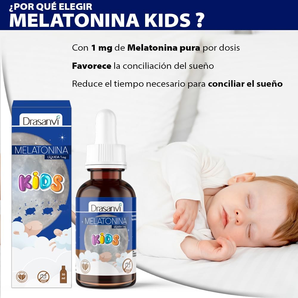 Thumbnail 1 de DRASANVI Melatonina Líquida Kids 50 ml 1 mg
