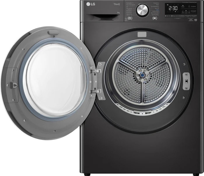 Detalle de LG RT80V9B Wärmepumpentrockner – energiesparend und allergenarm mit SmartThinQ