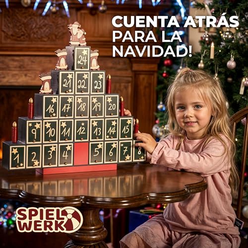 Thumbnail 7 de Spielwerk Calendrier de l'Avent bois 24 tiroirs ⏳