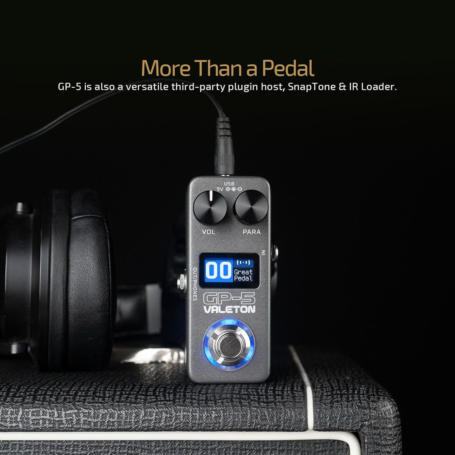 Thumbnail 2 de VALETON GP-5 Compact Multi-Effects Pedal with NAM/IR Loading and USB-C
