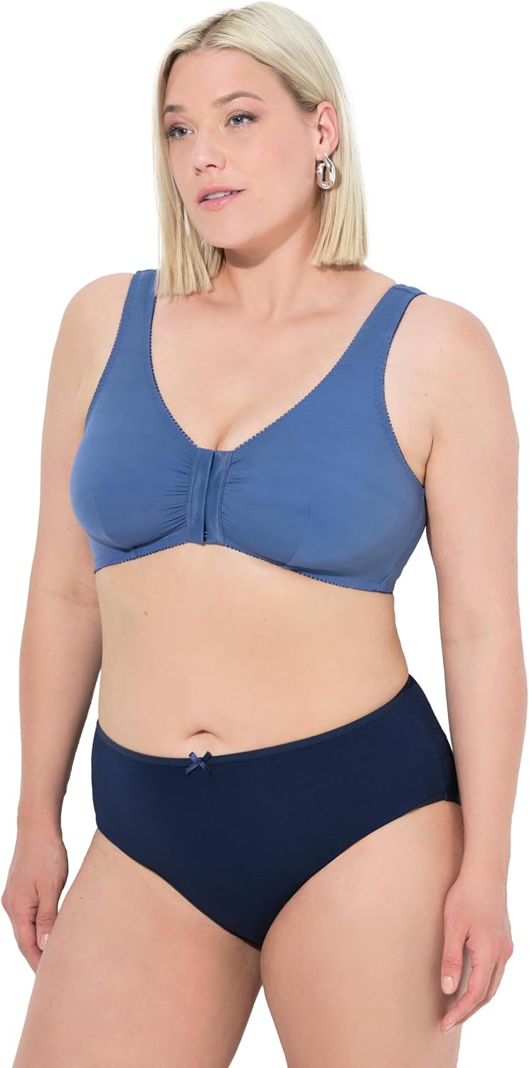 Detalle de Ulla Popken Damen große Größen Übergrößen Plus Size 7/8-Cargohose – Komfortbund, 720673
