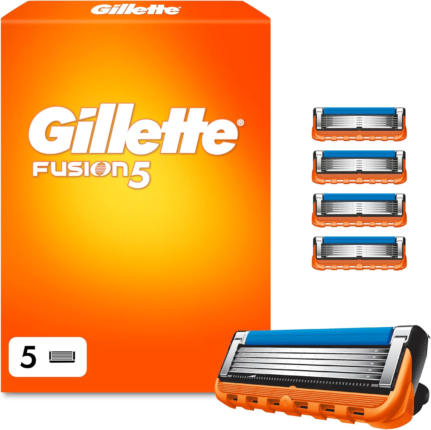 Detalle de Gillette Fusion5 20 afeitados por recambio