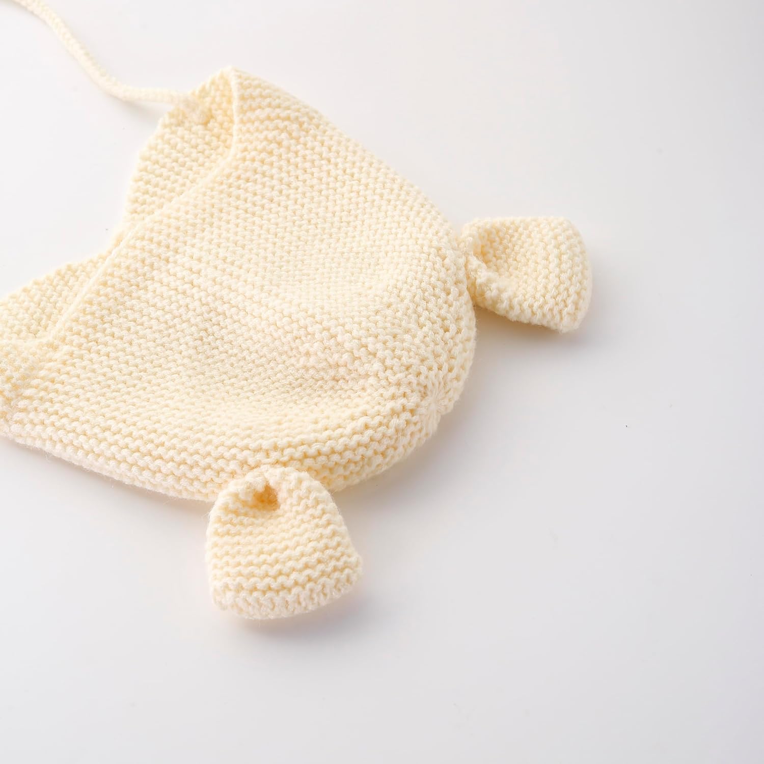 Detalle de Loyfoky Baby Beanie with Earflaps: Winter Knitted Hat for 6–24 Months