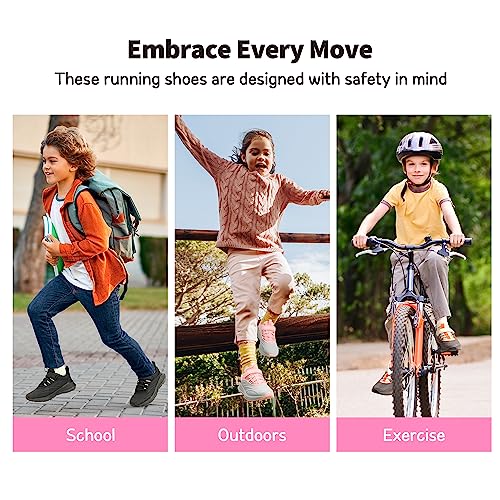 Thumbnail 6 de DREAM PAIRS Waterproof Boys Fashion Trainers, All Black, 2 Big Kid