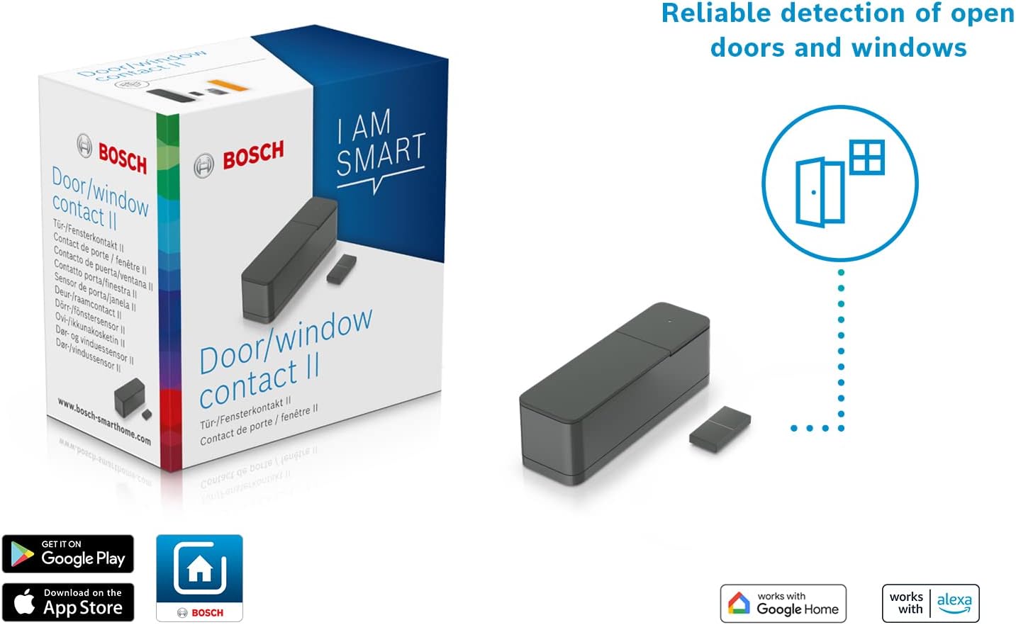Thumbnail 6 de Bosch Smart Home Contact de Porte/Fenêtre II, capteur intelligent, anthracite