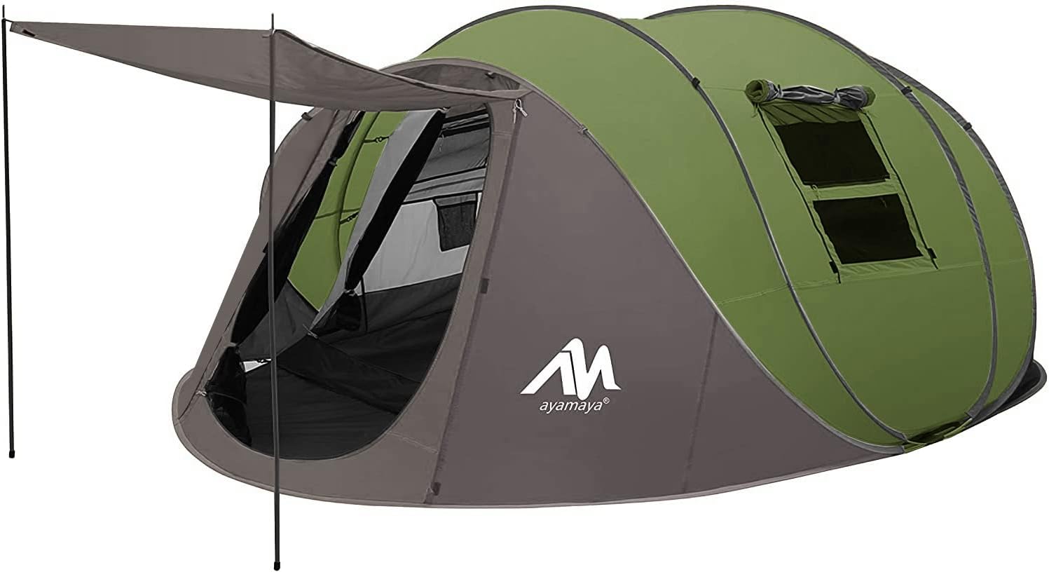 Detalle de Zelt 4-6 Personen Wasserdicht – Pop Up Familienzelt mit Vorraum, 380 × 160 × 130 cm