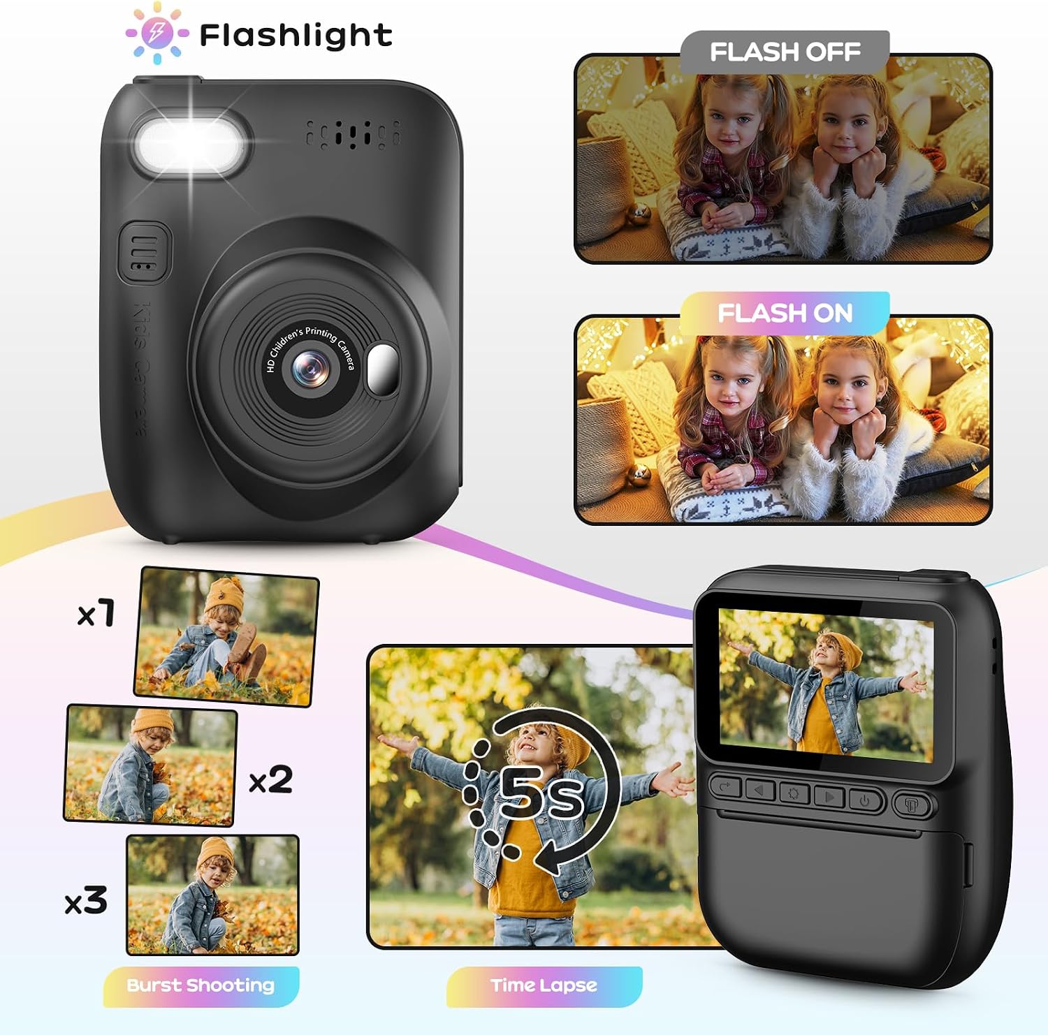Detalle 2 de Kids Camera Instant Print 3.0" 32GB