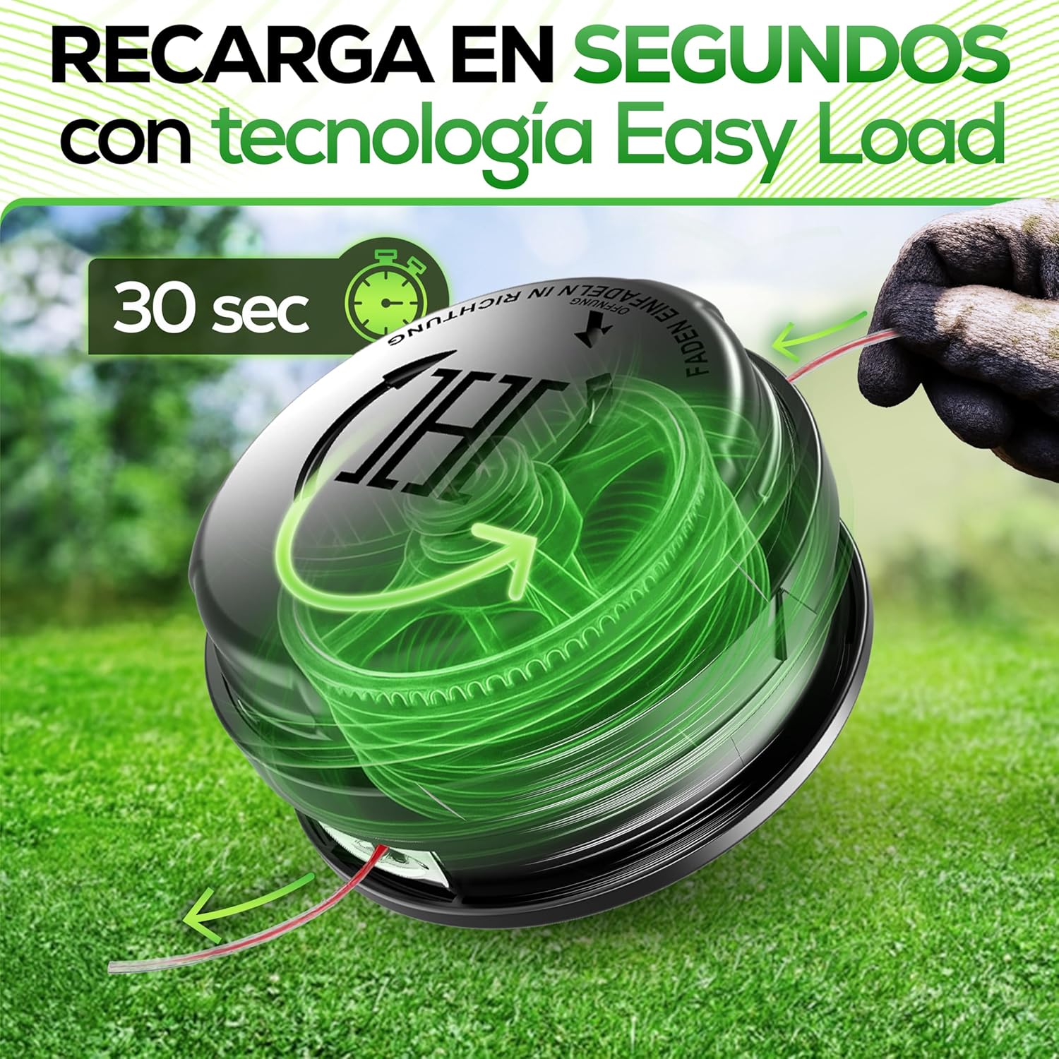 Detalle 2 de Heckenpracht® Cabezal Tap & Go 30 s