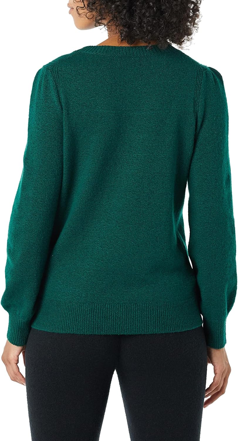 Thumbnail 3 de Amazon Essentials Damen Soft-Touch-Pullover mit plissierter Schulter und Rundhalsausschnitt