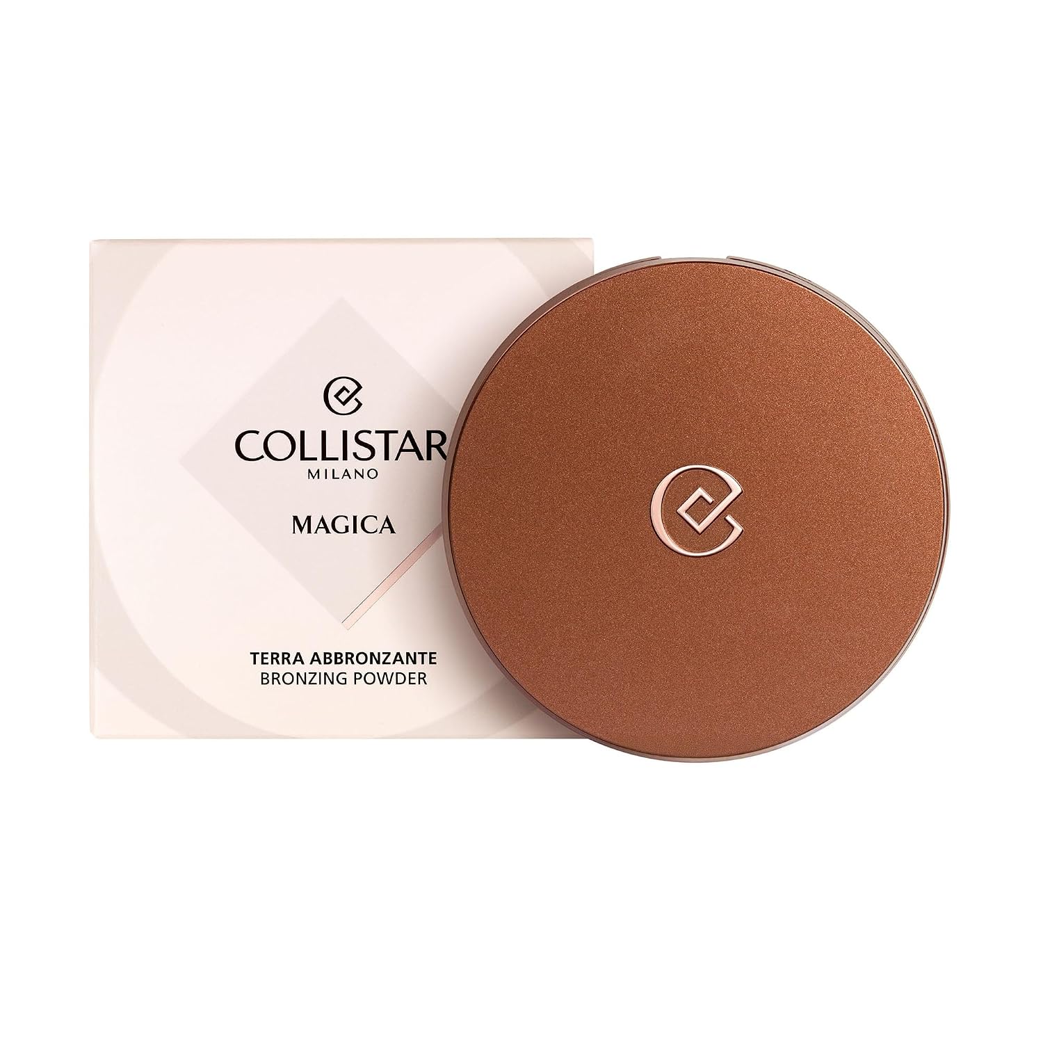 Detalle de Collistar Magica Terra Bronzing Powder 9 g – Cristalli di Sole 09, kompakter Bronzer mit mattem oder schimmerndem Finish