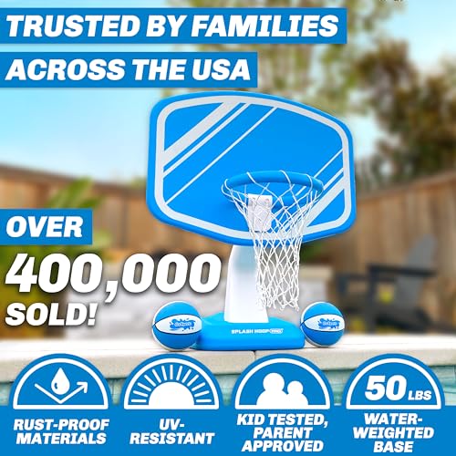 Detalle de GoSports Splash Hoop Swimming Pool Basketball Game