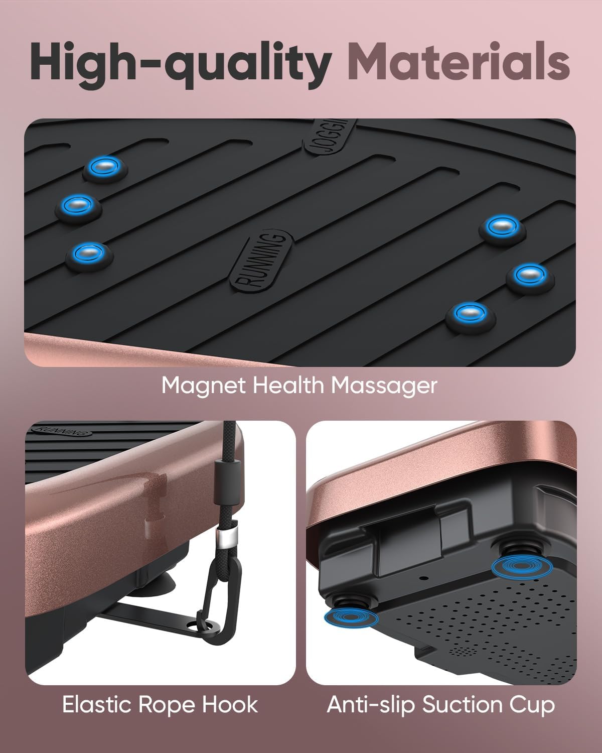 Thumbnail 6 de WATEYA Vibration Plate Exercise Machine with 1–200 Speeds and Remote Control
