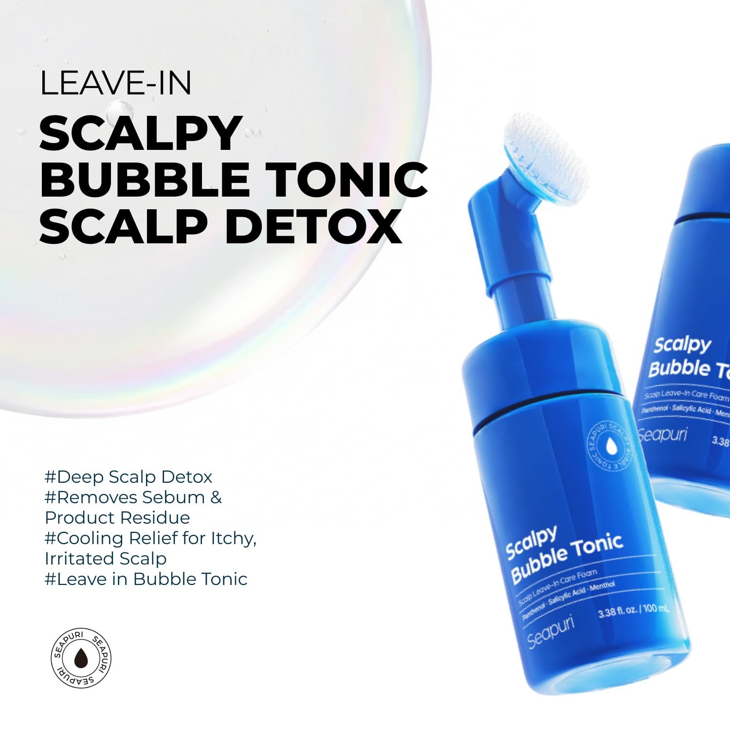 Detalle 2 de Seapuri Scalpy Bubble Tonic for scalp care