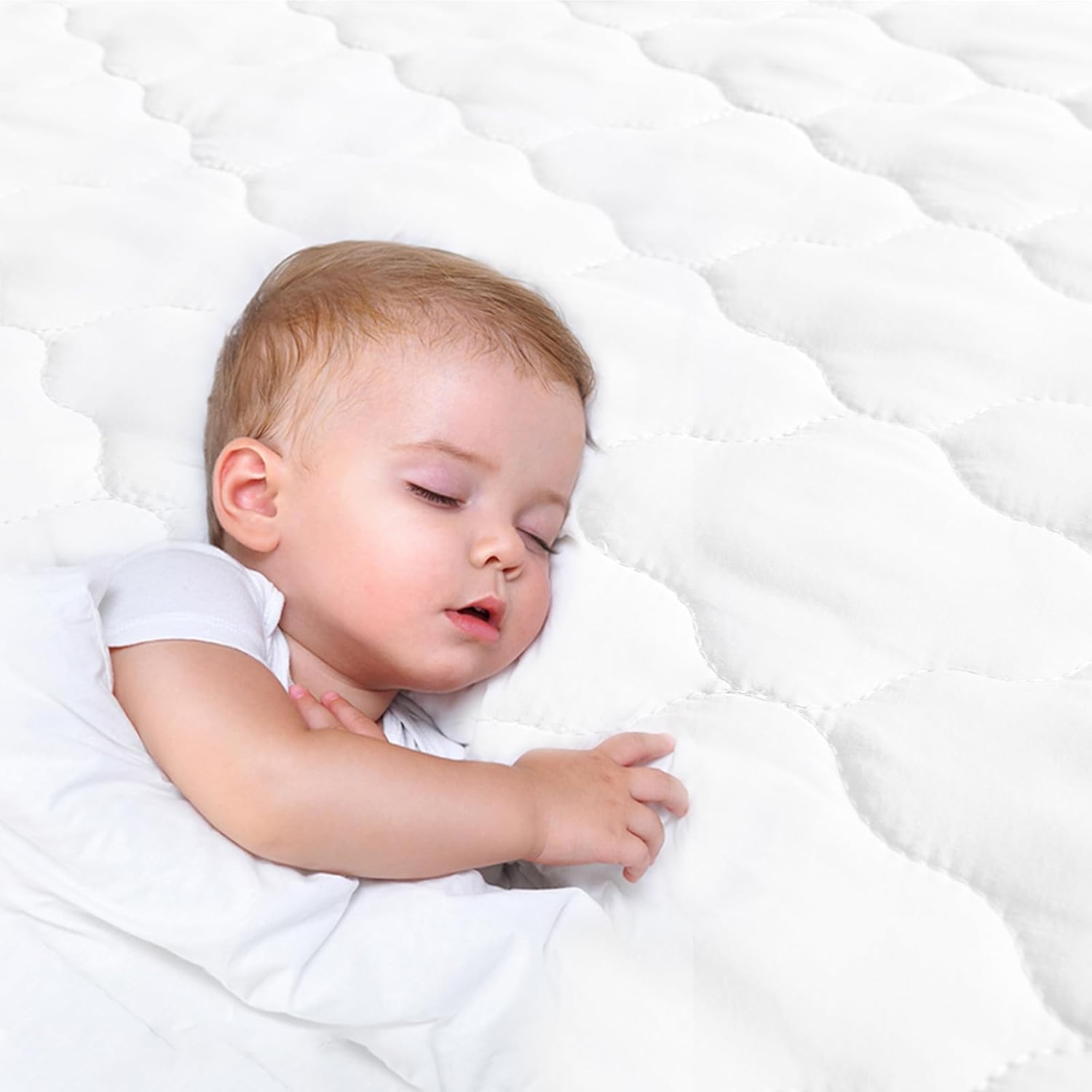 Detalle de Biloban Bassinet Mattress Protector, 20 x 33-Inch Waterproof 2-Pack