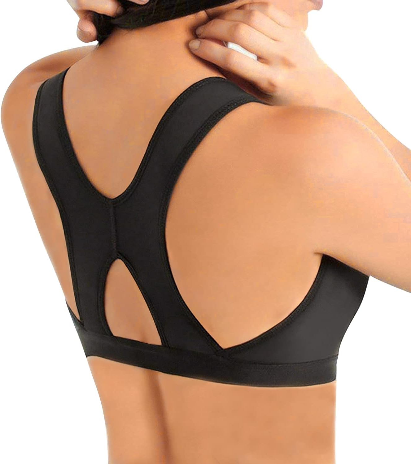 Detalle de YIANNA Women Post Surgery Front Fastening Sports Bra with Wide Back Support