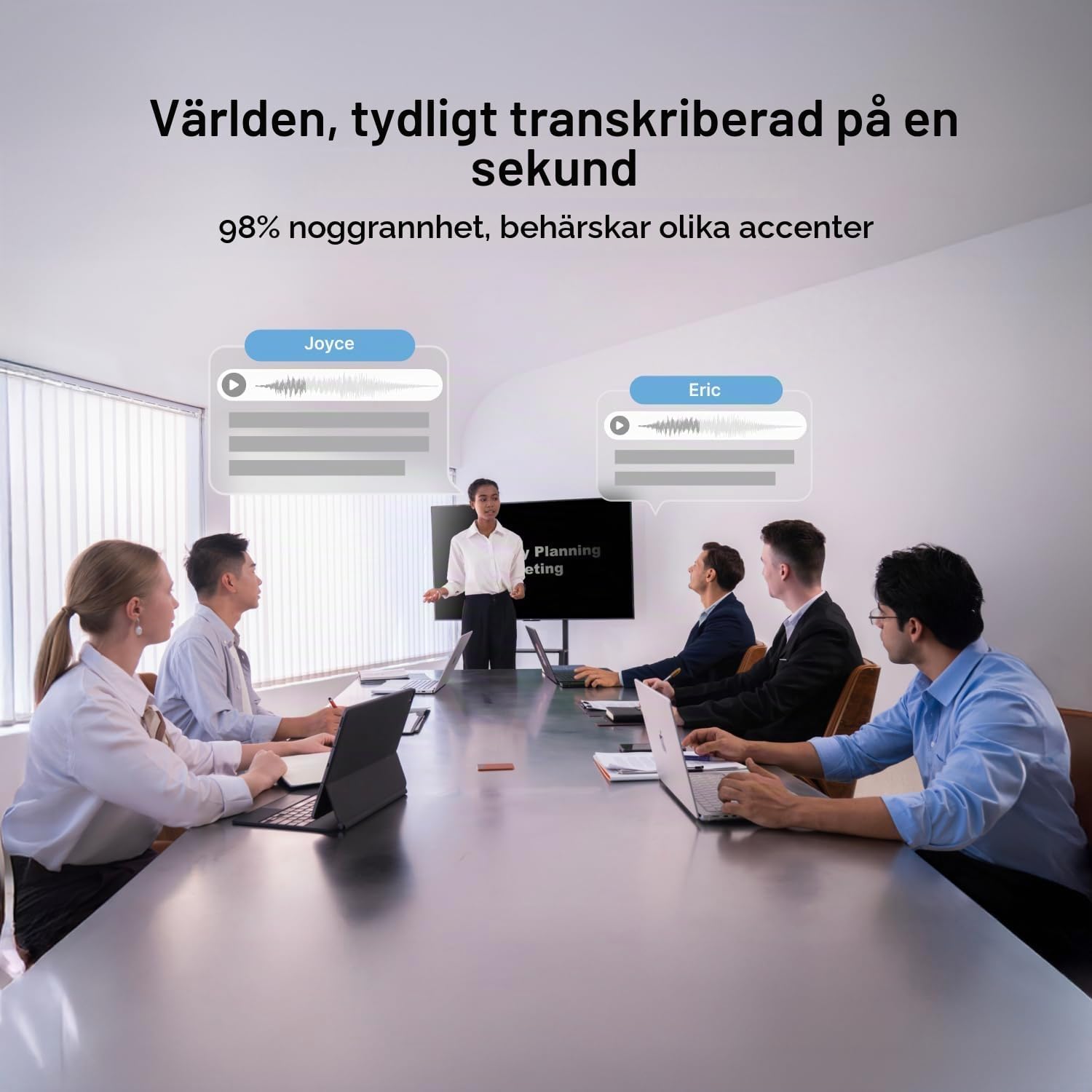 Detalle de comulytic Note Pro TN10P011 AI-diktafon med transkribering på 113 språk