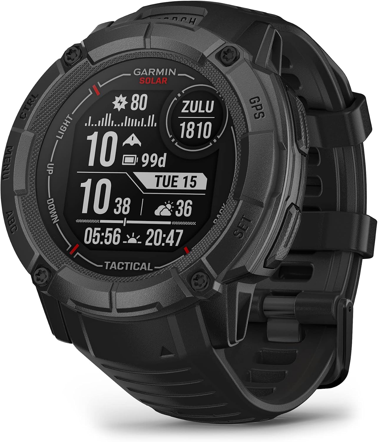 Detalle de Garmin Instinct 2X Solar Tactical 50mm GPS Watch
