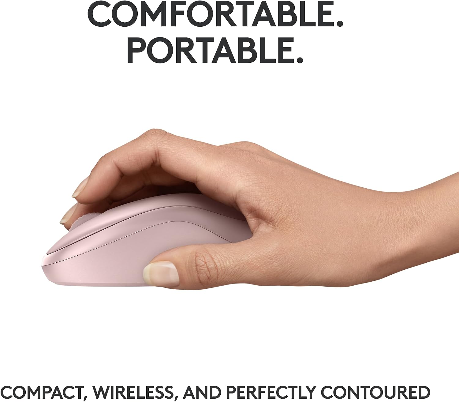 Detalle 1 de Logitech M240 Silent 910-007117 Compact Bluetooth Mouse, Rose