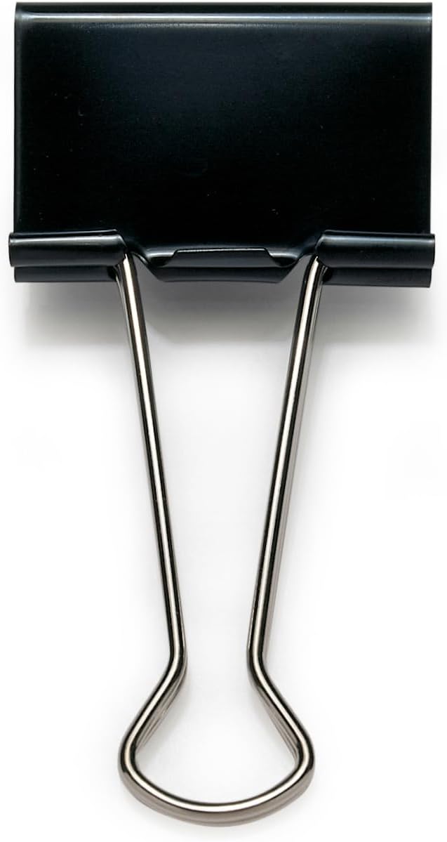 Thumbnail 1 de Rapesco FBC410B1 Pinzas de 41 mm, Hasta 170 Hojas 🧷 (Paquete)