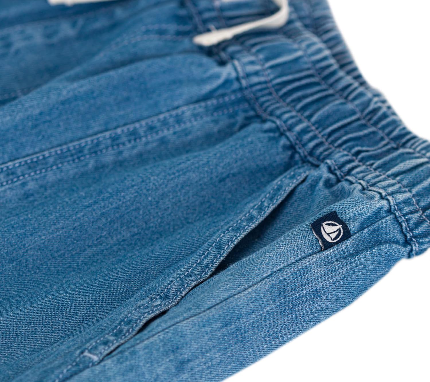 Thumbnail 3 de Petit Bateau A09ny – Short classique en denim léger pour garçon