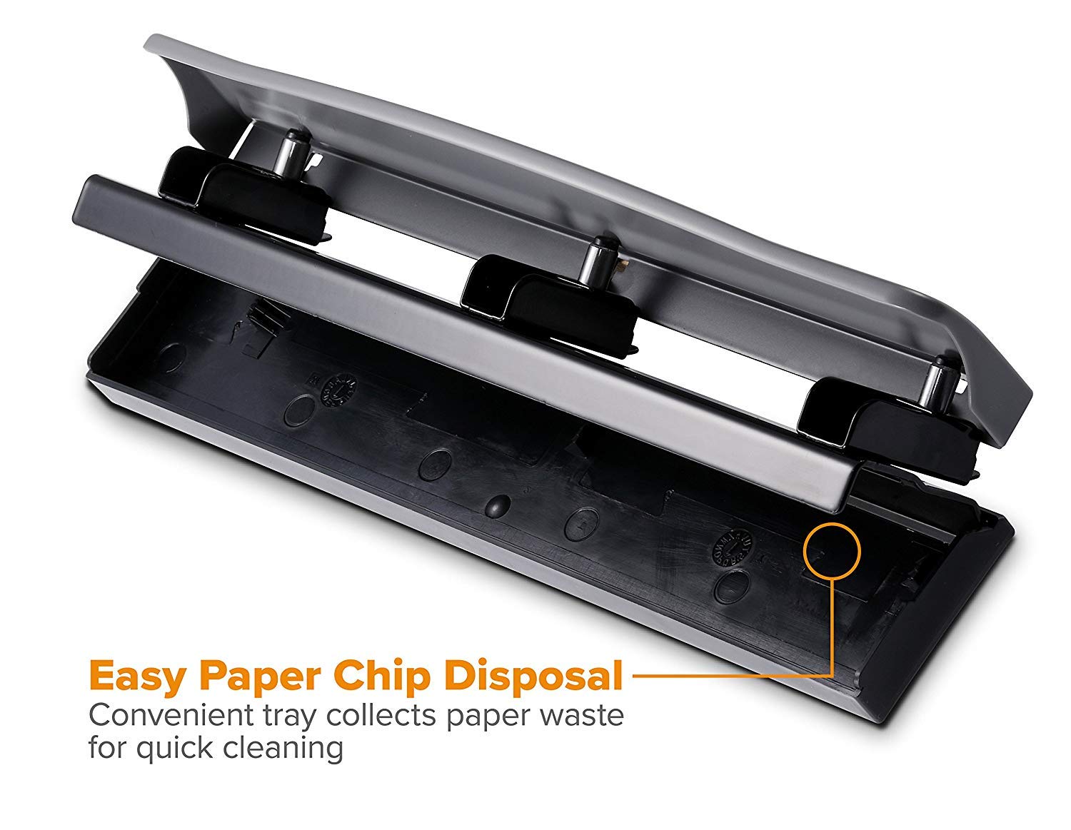 Thumbnail 3 de Bostitch 3-Hole Punch, 12-Sheet Capacity