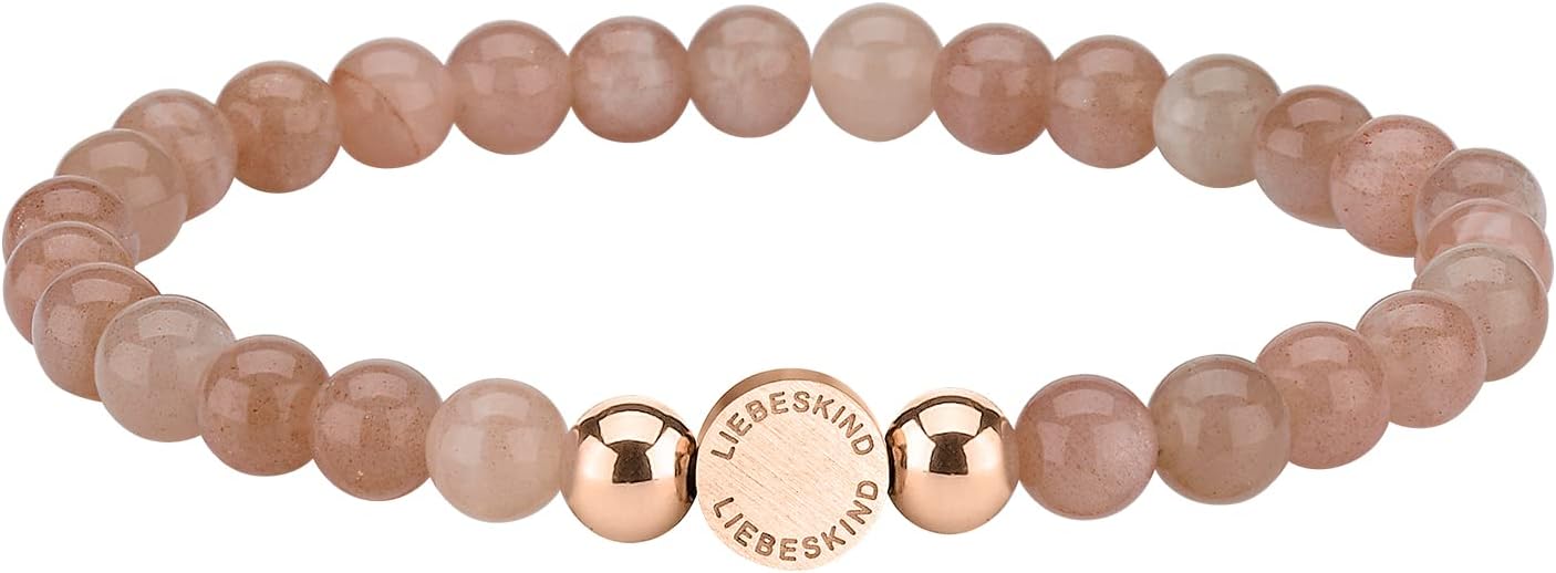 Thumbnail 4 de LIEBESKIND BERLIN Damen Beads Armband – Seastone & Rhodonite, elastisch, handgefertigt