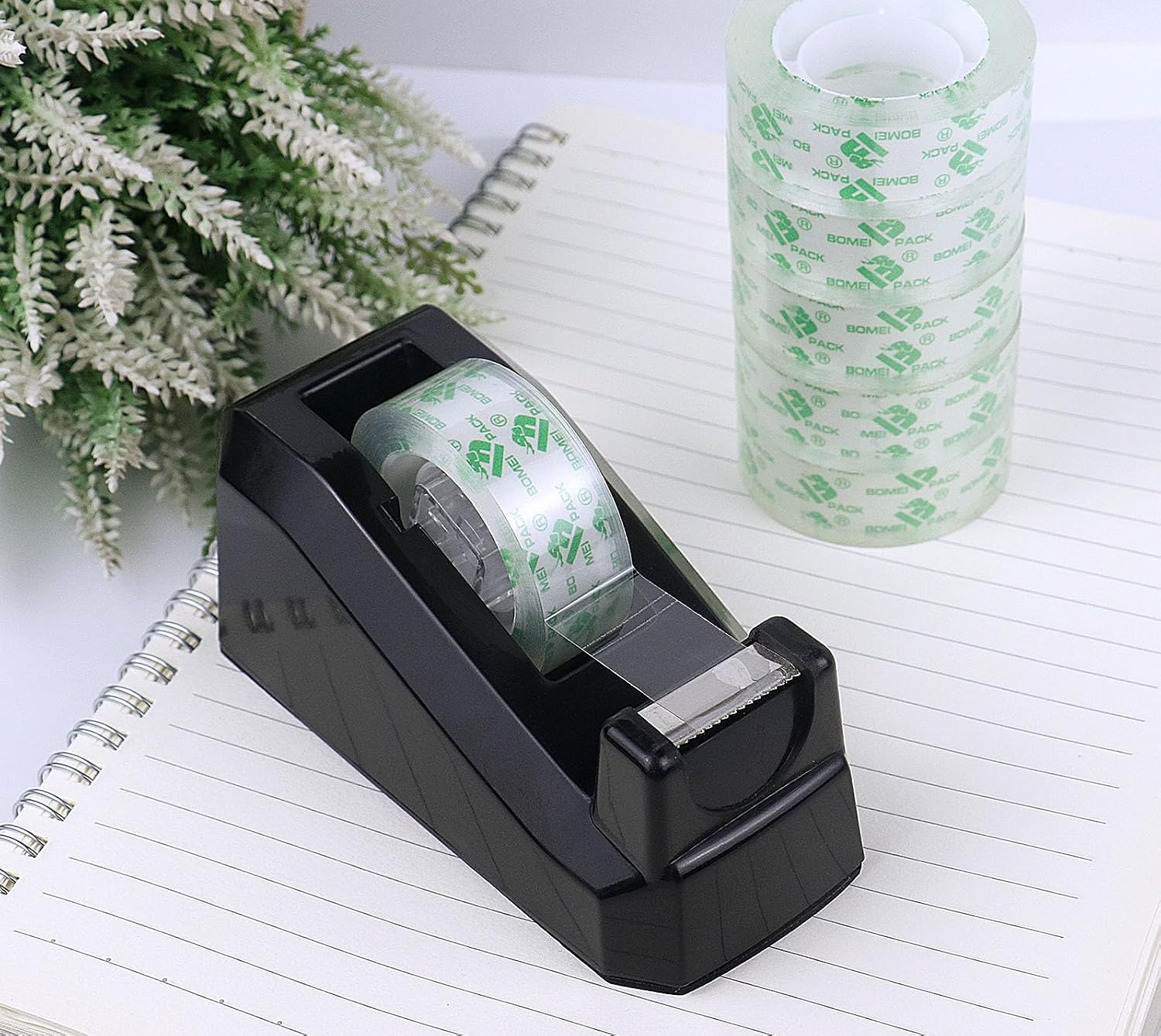 Detalle de BOMEI Clear Tape Refills, 48-Roll Pack