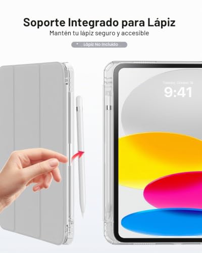 Thumbnail 7 de MoKo Funda para iPad A16 y iPad 10.9/11 pulgadas (Generación 11/10) — Plata